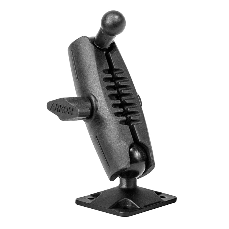 Heavy-Duty Car or Wall Mounting Pedestal with 4-Hole AMPS Drill Base and 17mm Ball Head