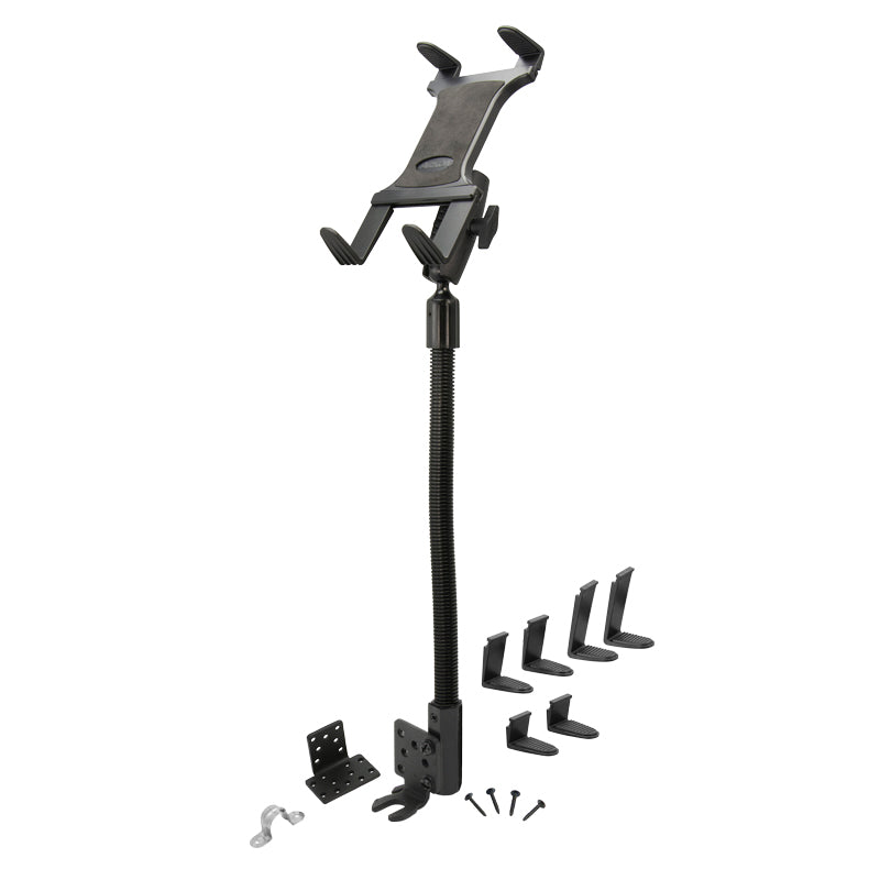Slim-Grip® Tablet Holder with Seat Rail Mount and 18" Bendable Arm
