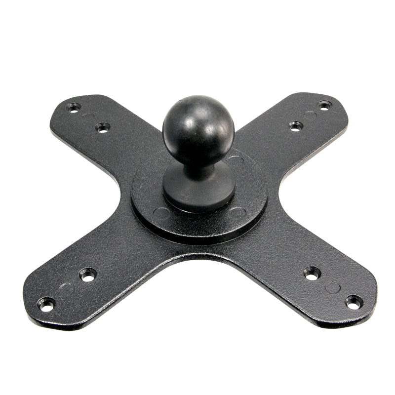 VESA 75 / VESA 100 to 25mm Ball Mount Bracket Adapter