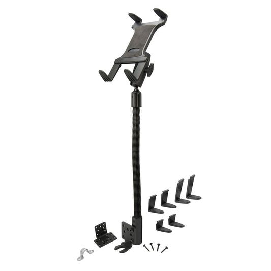 Slim-Grip® Tablet Holder with Seat Rail Mount and 18" Bendable Arm