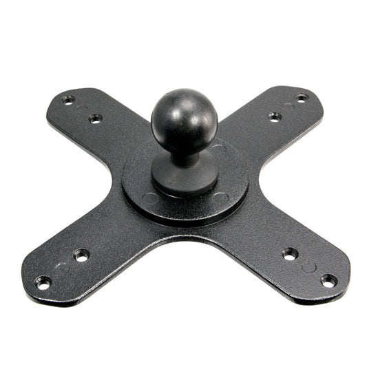 VESA 75 / VESA 100 to 25mm Ball Mount Bracket Adapter